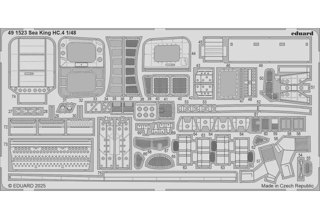 1/48 Scale Model Kit - Etching parts / Westland Sea King