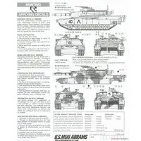 1/35 SCALE M1A1 ABRAMS TANK "UKRAINE" Model Kit
