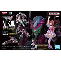1/100 Scale Model Kit - HIGH GRADE (HG) - MACROSS DELTA / VF-31C Siegfried & Makina Nakajima