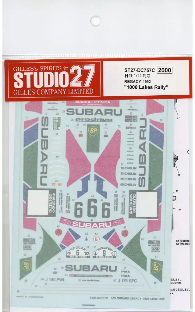 1/24 Scale Model Kit - Detail-Up Parts