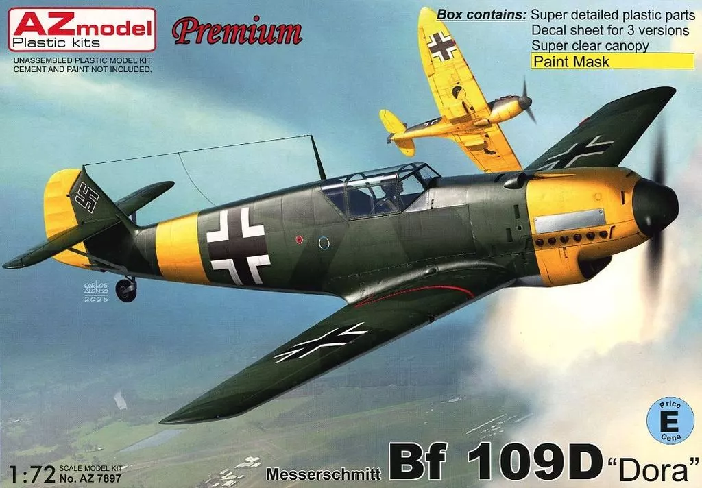 1/72 Scale Model Kit - Fighter aircraft model kits / Messerschmitt Bf 109