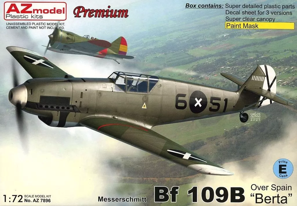 1/72 Scale Model Kit - Fighter aircraft model kits / Messerschmitt Bf 109