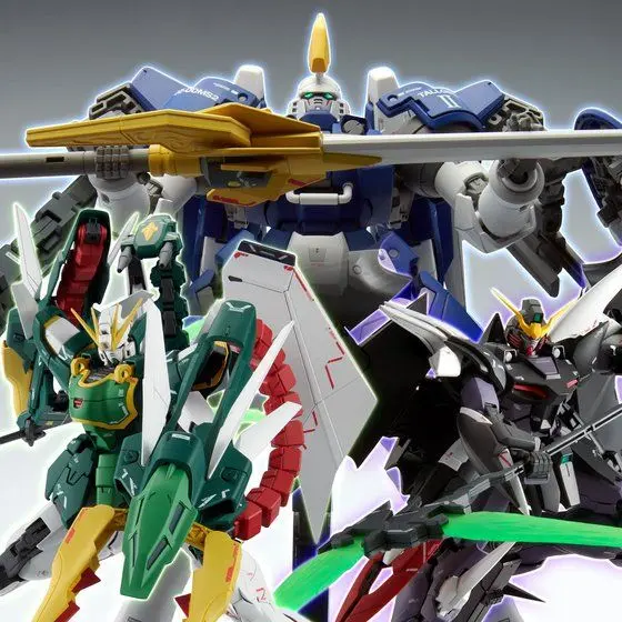 Gundam Models - NEW MOBILE REPORT GUNDAM WING / OZ-00MS2 Tallgeese II & Altron Gundam & Gundam Deathscythe Hell