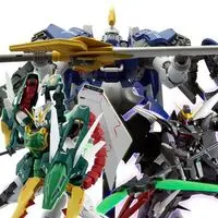 Gundam Models - NEW MOBILE REPORT GUNDAM WING / OZ-00MS2 Tallgeese II & Altron Gundam & Gundam Deathscythe Hell