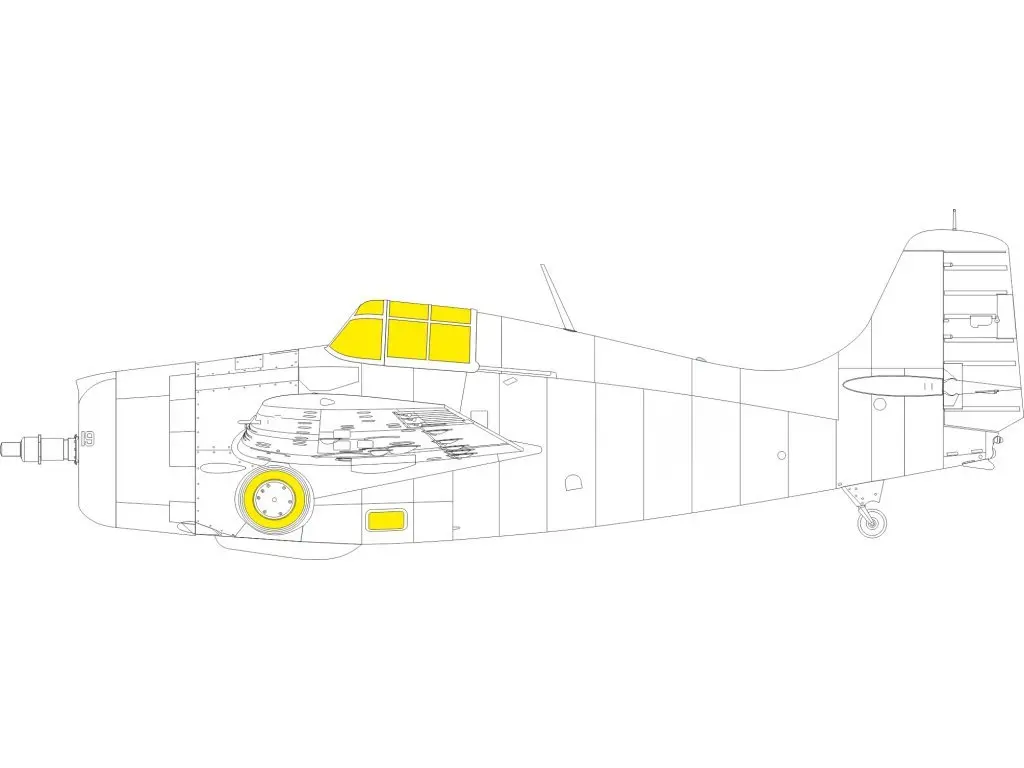 1/48 Scale Model Kit - Fighter aircraft model kits / Grumman F4F Wildcat