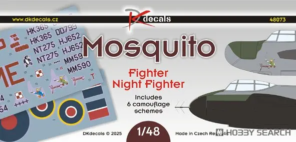 1/48 Scale Model Kit - Fighter aircraft model kits / de Havilland Mosquito