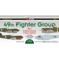 1/72 Scale Model Kit - Fighter aircraft model kits / P-47 Thunderbolt & Curtiss P-40 Warhawk