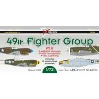 1/72 Scale Model Kit - Fighter aircraft model kits / P-47 Thunderbolt & Curtiss P-40 Warhawk