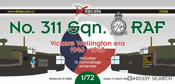 1/72 Scale Model Kit - Detail-Up Parts / Vickers Wellington