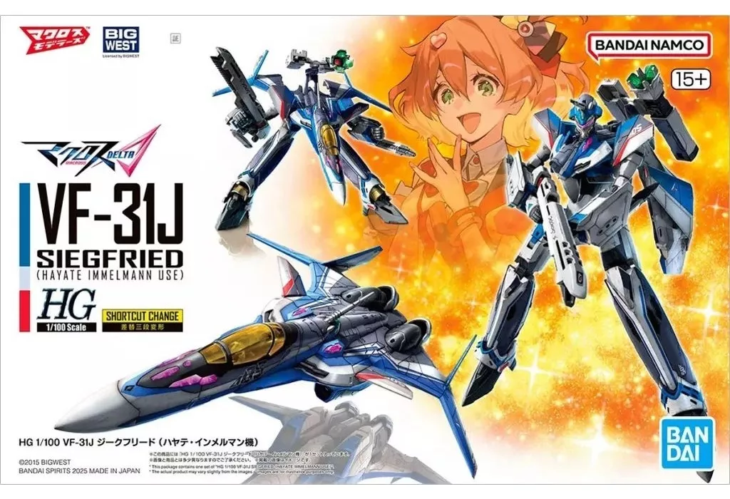 HIGH GRADE (HG) - 1/100 Scale Model Kit - MACROSS DELTA / VF-31J Siegfried