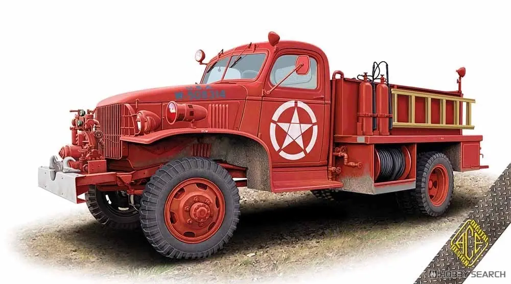 1/72 Scale Model Kit - Fire-Engine / Cargo Truck