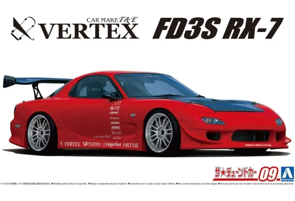 1/24 VERTEX FD3S RX-7 '99 (MAZDA) Model Kit