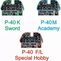 1/72 Scale Model Kit - Fighter aircraft model kits / Curtiss P-40 Warhawk