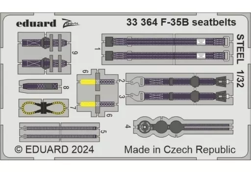 1/32 Scale Model Kit - Etching parts / Lockheed F-35 Lightning II
