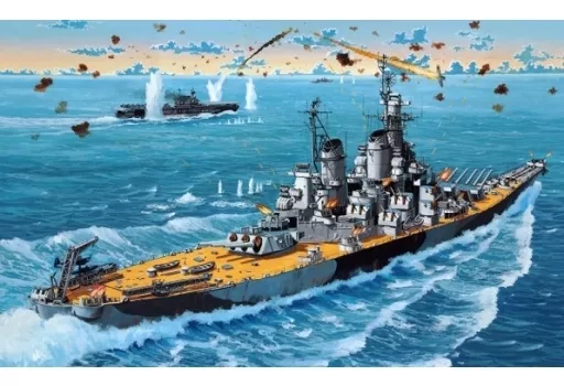 1/1200 Scale Model Kit - Warship plastic model kit