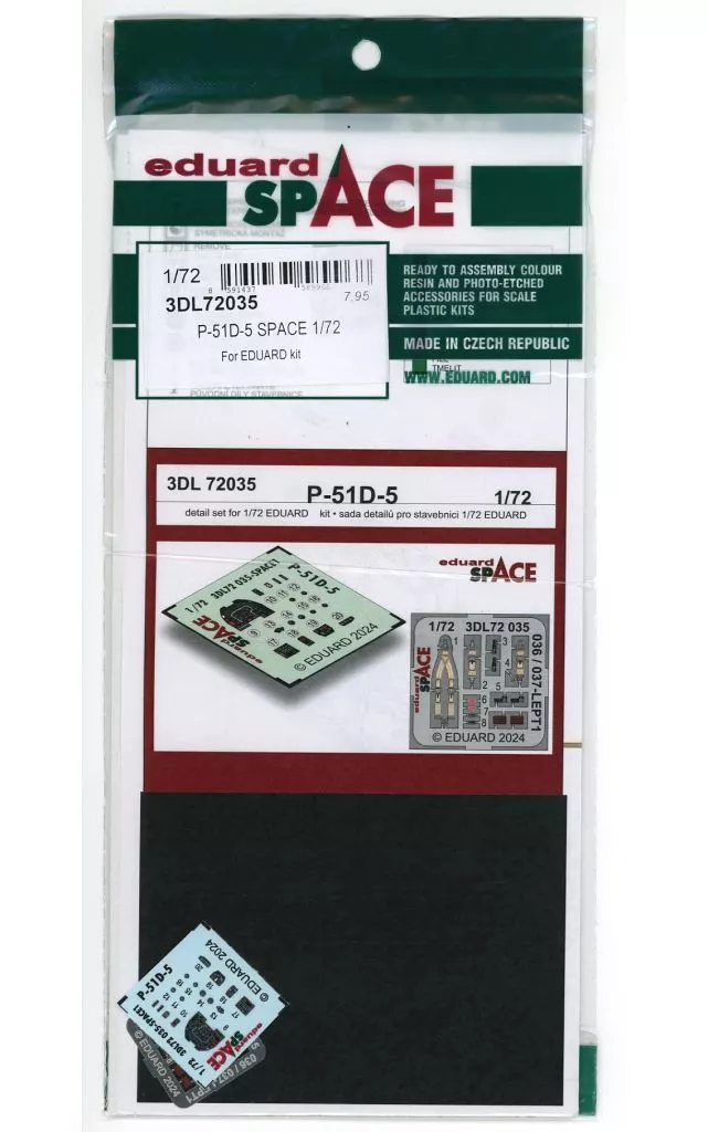 1/72 Scale Model Kit - Grade Up Parts / North American P-51 Mustang