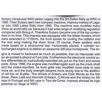 1/24 Scale Model Kit - Vehicle / Subaru Impreza