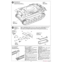 1/35 SCALE GERMAN Panzerkampfwagen III Ausf.N (Sd.Kfz.141/2) Model Kit