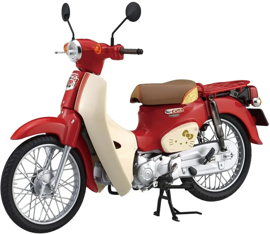 Plastic Model Kit - Honda / Hello Kitty & Honda Super Cub 50