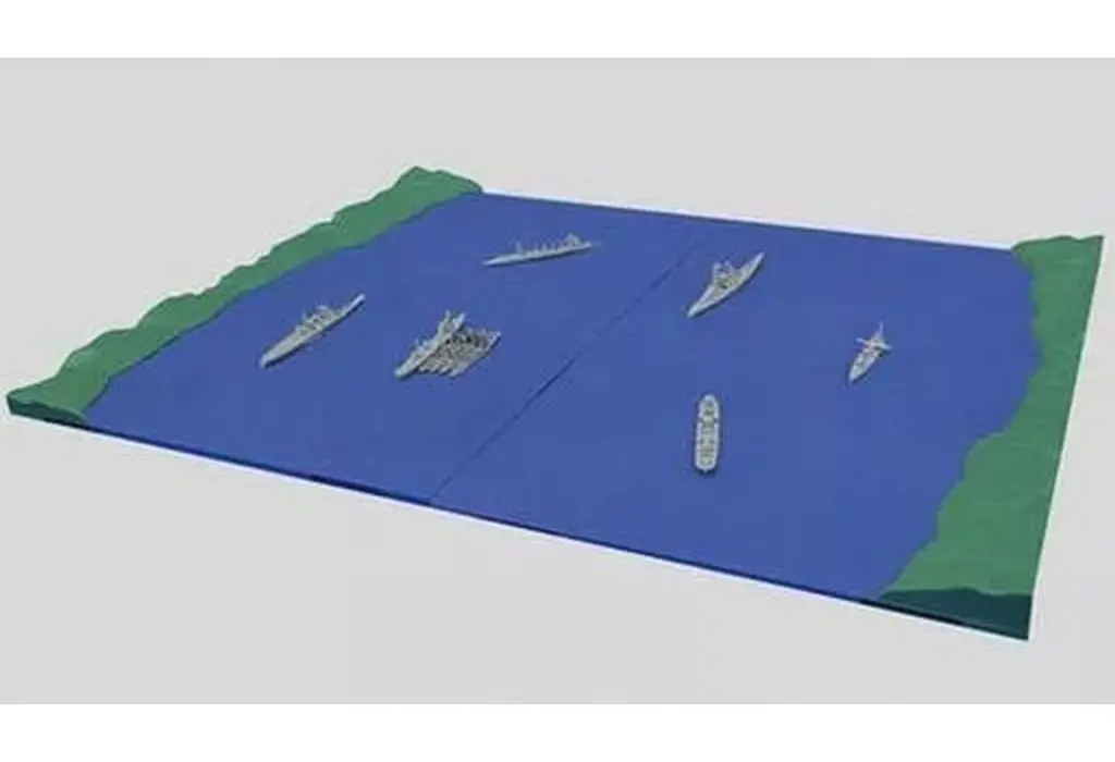 1/3000  Scale Model Kit - Atsumeru Gunkou Series / Mamiya