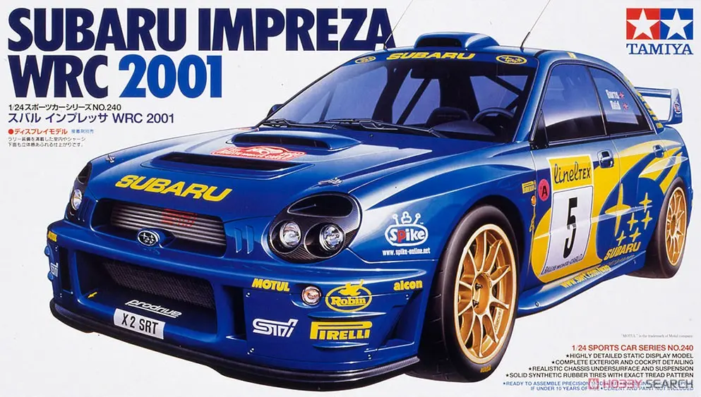 1/24 Scale Model Kit - Vehicle / Subaru Impreza