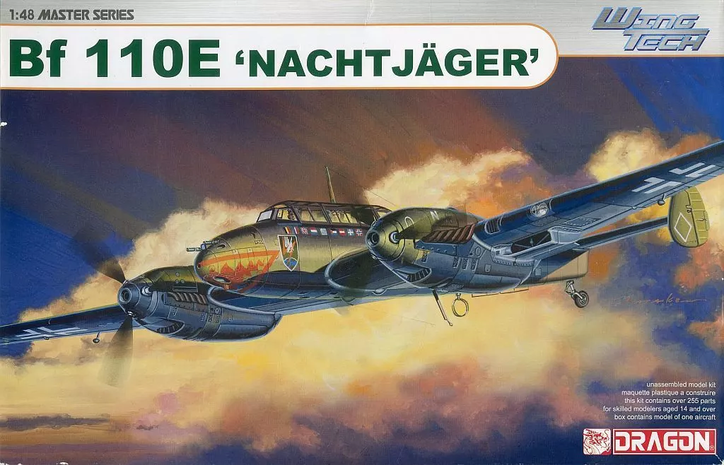 1/48 Scale Model Kit - Fighter aircraft model kits / Messerschmitt Bf 110