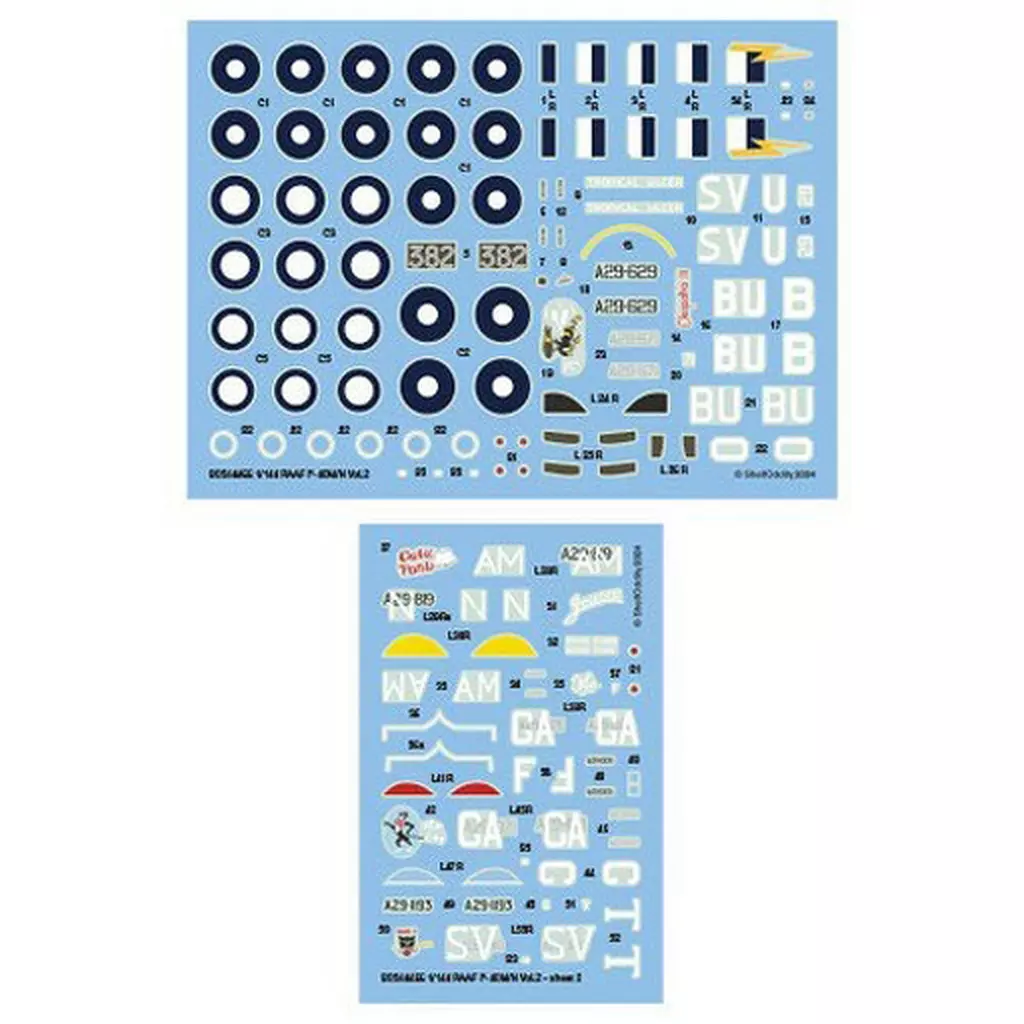 1/144 Scale Model Kit - Detail-Up Parts / Curtiss P-40 Warhawk