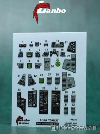 1/48 Scale Model Kit - Detail-Up Parts / F-14