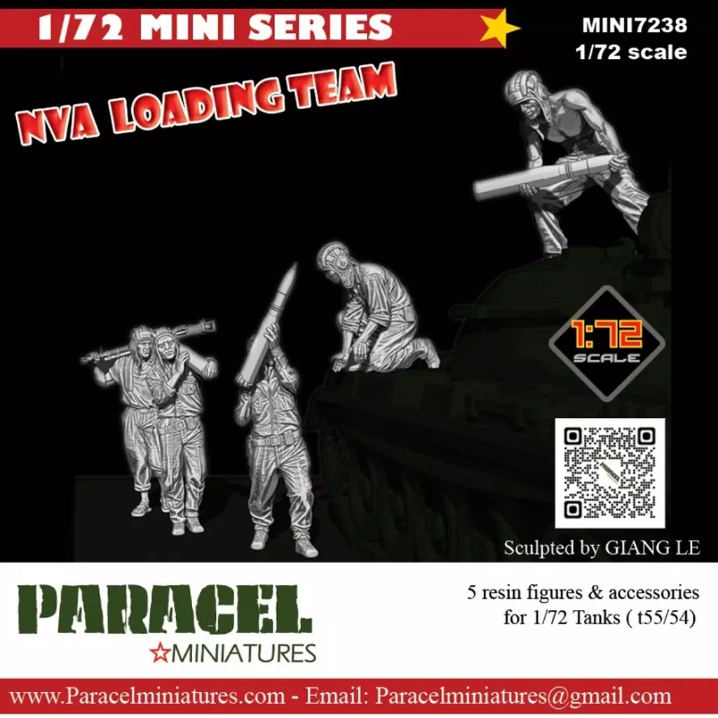 1/72 Scale Model Kit - Tank / Tank Crew