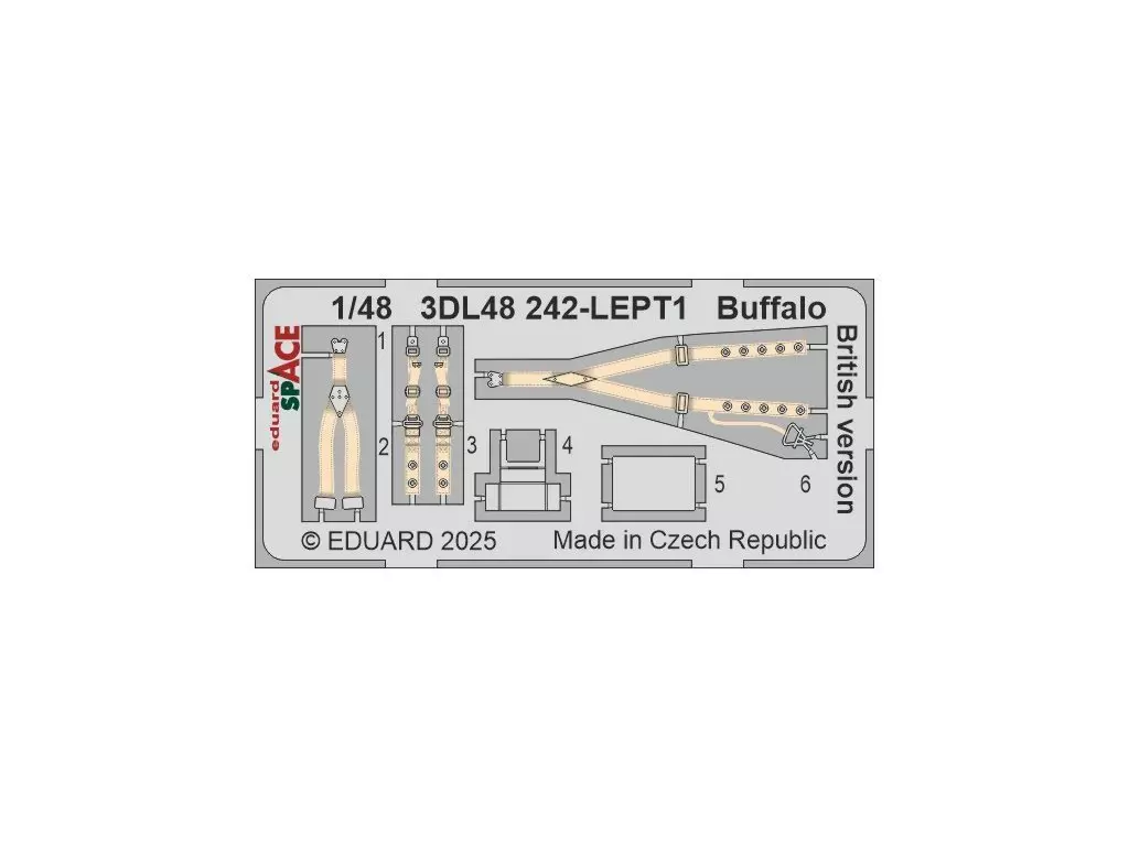 1/48 Scale Model Kit - Grade Up Parts / Brewster F2A Buffalo