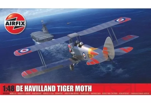 1/48 Scale Model Kit - Trainer aircraft / de Havilland Tiger Moth