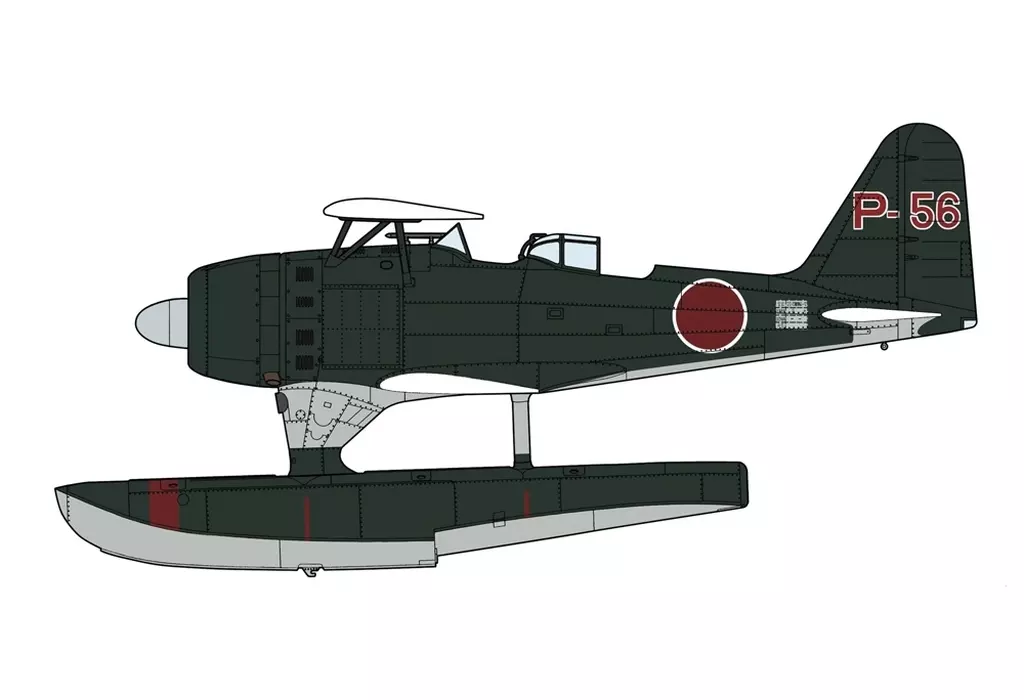 1/48 Scale Model Kit - Fighter aircraft model kits / Mitsubishi F1M (Type Zero Observation Seaplane)
