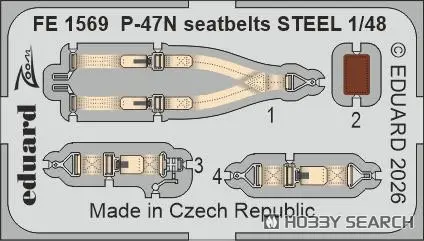 1/48 Scale Model Kit - Etching parts / P-47 Thunderbolt