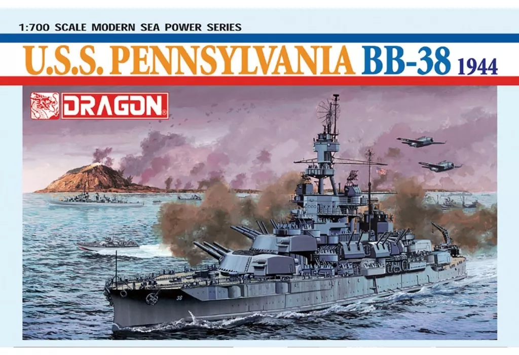 1/700 Scale Model Kit - Warship plastic model kit / USS Pennsylvania