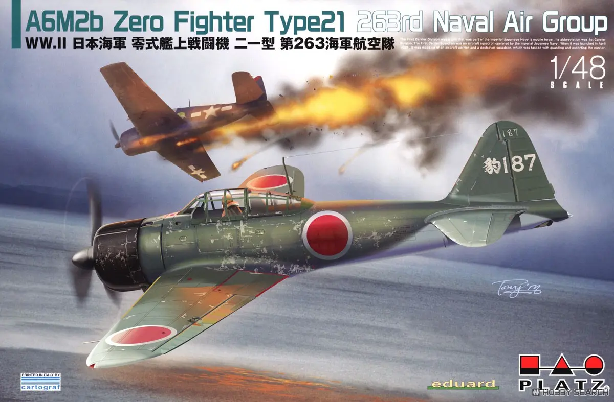 1/48 Scale Model Kit - Fighter aircraft model kits / Mitsubishi A6M Zero