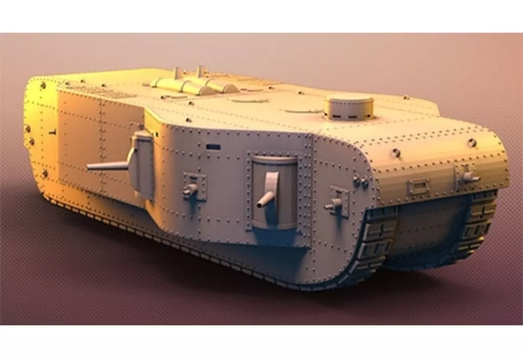 1/72 Scale Model Kit - Tank