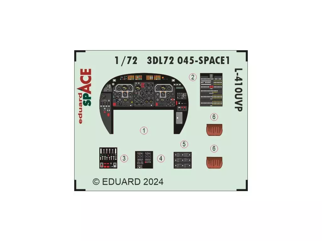 1/72 Scale Model Kit - Grade Up Parts / Let L-410 Turbolet