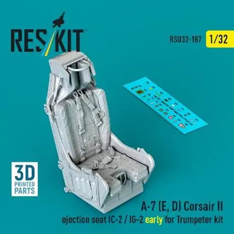 1/32 Scale Model Kit - Detail-Up Parts / LTV A-7 Corsair II & Ejection seat