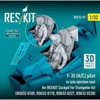 1/32 Scale Model Kit - Detail-Up Parts / Ejection seat & Lockheed F-35 Lightning II