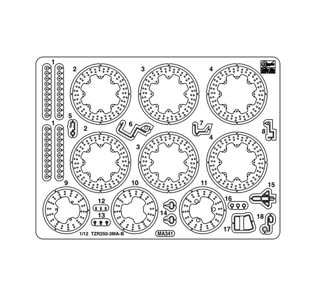 Plastic Model Parts - YAMAHA
