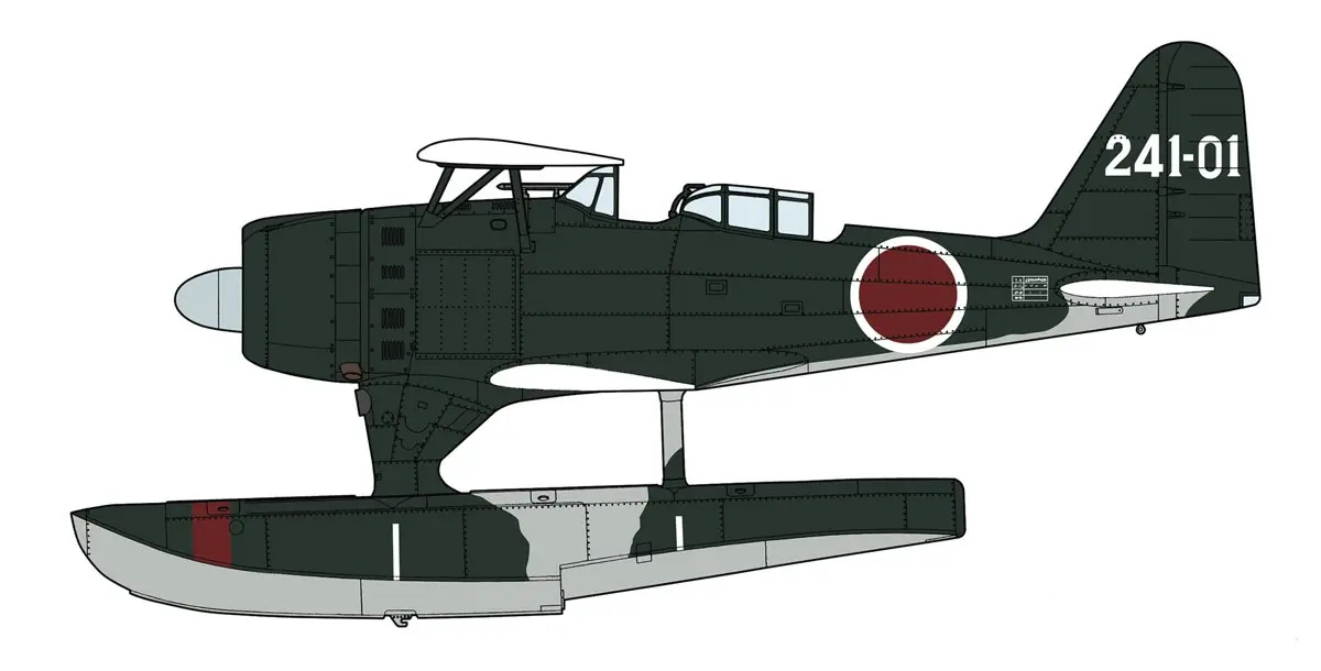 1/48 Scale Model Kit - Fighter aircraft model kits / Mitsubishi F1M (Type Zero Observation Seaplane)