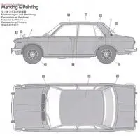 1/24 Scale Model Kit - Datsun