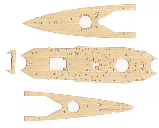 1/700 Scale Model Kit - Battlecruiser Model kits / Japanese aircraft carrier Amagi