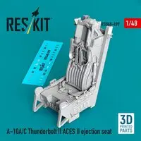 1/48 Scale Model Kit - Detail-Up Parts / Ejection seat & Fairchild Republic A-10 Thunderbolt II