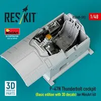 1/48 Scale Model Kit - Fighter aircraft model kits / P-47 Thunderbolt