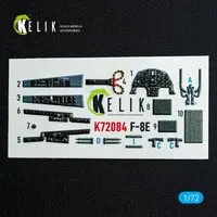 1/72 Scale Model Kit - Detail-Up Parts / F-8E Crusader