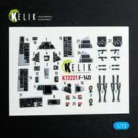 1/72 Scale Model Kit - Detail-Up Parts / F-14