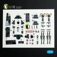 1/72 Scale Model Kit - Detail-Up Parts / F-14