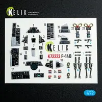 1/72 Scale Model Kit - Detail-Up Parts / F-14