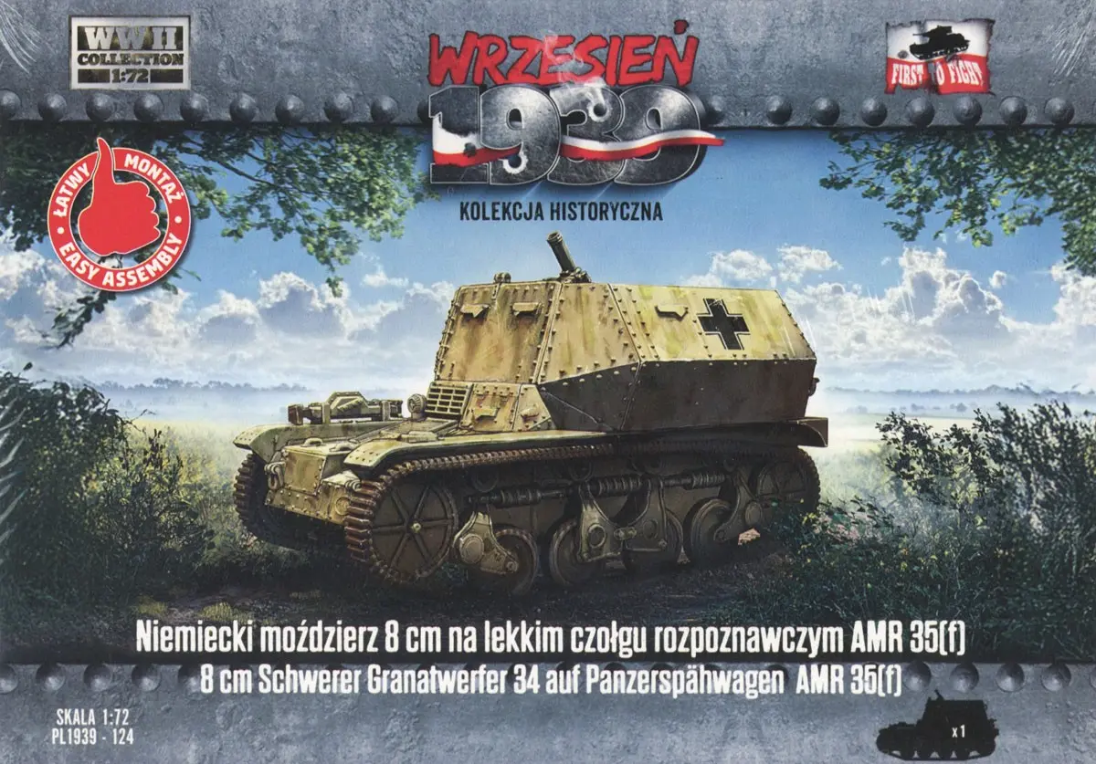 1/72 Scale Model Kit - Tank